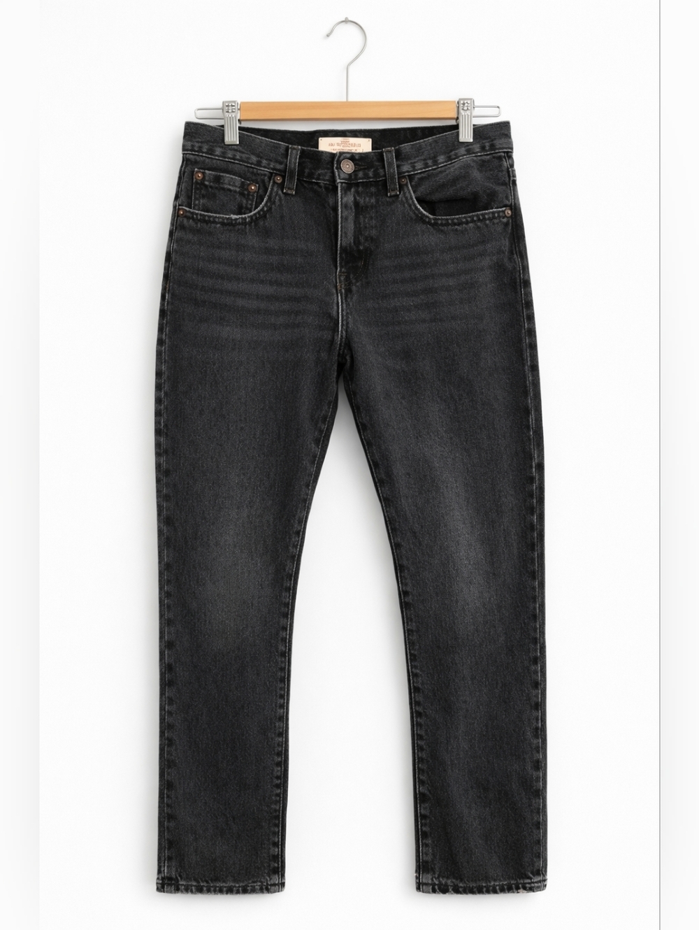 Levi’s Premium Midy Straight Black Washed Jeans Women’s Size 26